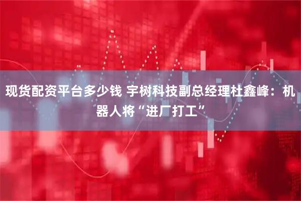现货配资平台多少钱 宇树科技副总经理杜鑫峰：机器人将“进厂打工”